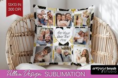 Valentines Day Photo Pillow PNG - Heart Picture Frame Pillow Product Image 1
