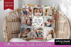 Valentines Day Photo Pillow PNG - Heart Picture Frame Pillow Product Image 1