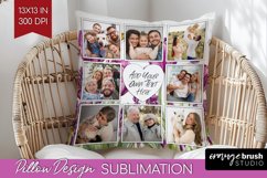 Wildflowers Photo Pillow PNG - Floral Picture Frame Pillow Product Image 1