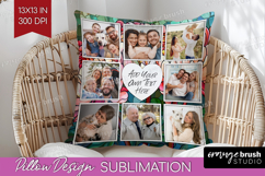 Stained Glass Photo Pillow PNG - Flowers Picture Frame Cover Product Image 1