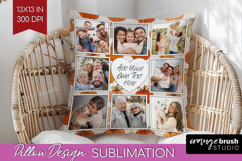 Pumpkun Photo Pillow PNG - Fall Picture Frame Pillow Cover Product Image 1