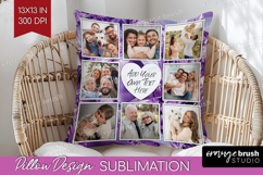 Gem Texture Photo Pillow PNG - Gemstone Picture Frame Pillow Product Image 1