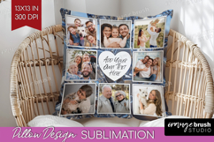Gem Texture Photo Pillow PNG - Gemstone Picture Frame Pillow Product Image 1
