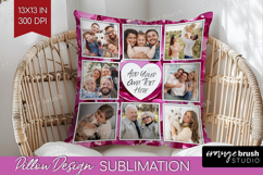 Gem Texture Photo Pillow PNG - Gemstone Picture Frame Pillow Product Image 1
