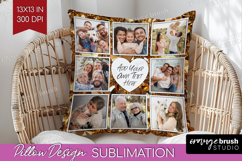 Gem Texture Photo Pillow PNG - Gemstone Picture Frame Pillow Product Image 1