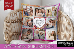 Gem Texture Photo Pillow PNG - Gemstone Picture Frame Pillow Product Image 1