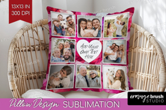 Gem Texture Photo Pillow PNG - Gemstone Picture Frame Pillow Product Image 1