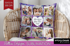 Gem Texture Photo Pillow PNG - Gemstone Picture Frame Pillow Product Image 1