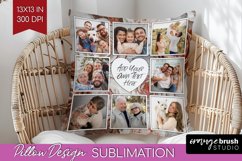 Rose Photo Pillow PNG - Floral Picture Frame Pillow Cover Product Image 1