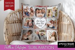 Rose Photo Pillow PNG - Floral Picture Frame Pillow Cover Product Image 1