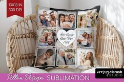 Rose Photo Pillow PNG - Floral Picture Frame Pillow Cover Product Image 1