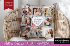 Rose Photo Pillow PNG - Floral Picture Frame Pillow Cover Product Image 1