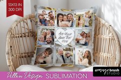 Rose Photo Pillow PNG - Floral Picture Frame Pillow Cover Product Image 1