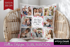 Heart Pattern Photo Pillow PNG - Valentines Day Picture Product Image 1