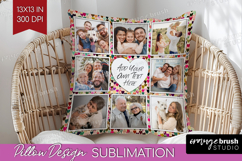 Heart Pattern Photo Pillow PNG - Valentines Day Picture Product Image 1