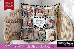 Leopard Print Photo Pillow PNG - Animal Pattern Picture Product Image 1