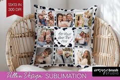 Leopard Print Photo Pillow PNG - Animal Pattern Picture Product Image 1