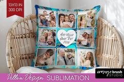 Pearl Photo Pillow PNG - Pearl Texture Picture Frame Pillow Product Image 1