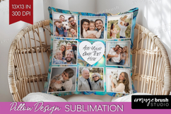 Pearl Photo Pillow PNG - Pearl Texture Picture Frame Pillow Product Image 1