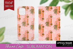 Pink Christmas Phone Case PNG - Coquette Xmas Case PNG Product Image 1