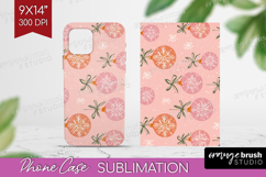 Pink Christmas Phone Case PNG - Coquette Xmas Case PNG Product Image 1