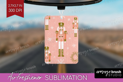 Pink Christmas Air Freshener PNG - Coquette Xmas PNG Product Image 1