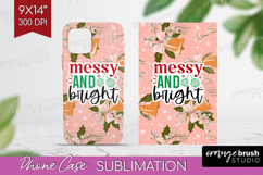 Funny Christmas Quote Phone Case PNG - Pink Xmas Case PNG Product Image 1