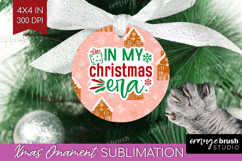 Funny Christmas Quote Ornament PNG - Pink Xmas PNG Product Image 1