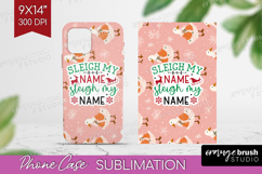 Funny Christmas Quote Phone Case PNG - Pink Xmas Case PNG Product Image 1