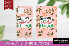 Funny Christmas Quote Phone Case PNG - Pink Xmas Case PNG Product Image 1