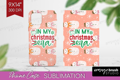 Funny Christmas Quote Phone Case PNG - Pink Xmas Case PNG Product Image 1