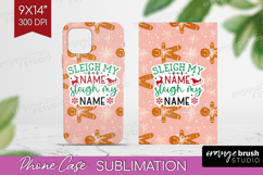 Funny Christmas Quote Phone Case PNG - Pink Xmas Case PNG Product Image 1
