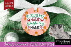 Funny Christmas Quote Ornament PNG - Pink Xmas PNG Product Image 1