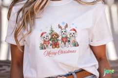 Merry Christmas Dogs Sublimation Product Image 5
