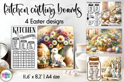 Kitchen Conversion Cutting Board, Easter Farmhouse Design Product Image 1