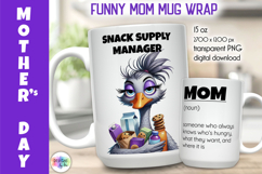 Funny Mother Day Mug Wrap, MOM Humour Mug Prints Bundle Product Image 8