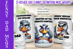 Funny Dad Mug Wrap, Funny Mug Definition Design Product Image 1