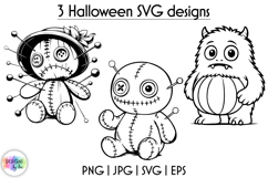 Voodoo Doll SVG, Halloween Monsters SVG Product Image 1