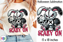 Halloween Sublimation Bundle, Creepy Voodoo Bunny Prints Product Image 5