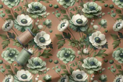Spring Flowers Seamless Patter, Vintage Floral Pattern Product Image 2