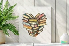 Pretty Books With Flowers Sublimation Product Image 2