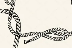 Cowboy Lasso Frame SVG | Western Rope Border Product Image 3
