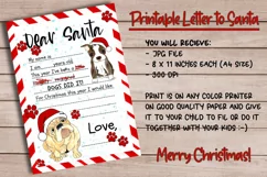 Letter To Santa Design | A4 Printable Santa Letter Product Image 2