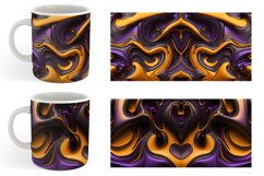 Mug sublimation design with Liquid Halloween color Product Image 5