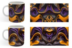 Mug sublimation design with Liquid Halloween color Product Image 2