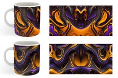 Mug sublimation design with Liquid Halloween color Product Image 6
