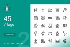 Village Line Icons Product Image 1