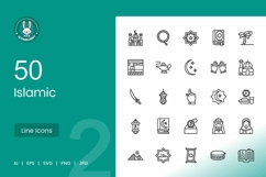 Islamic Line Icons Product Image 1