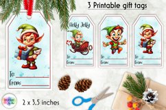 Christmas Gift Tags Bundle | 150 Personalized Gift Tags PNG Product Image 13