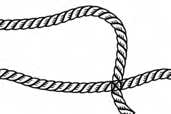 Rope Frame SVG | Western Rustic Border Product Image 3